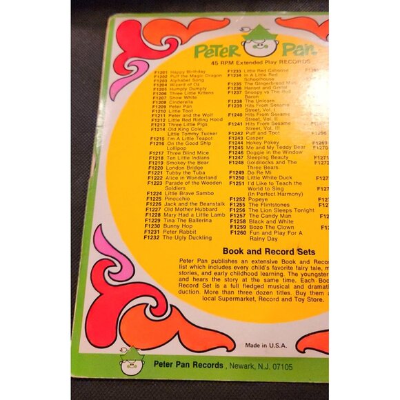 Peter Pan Records Snow White & The Seven Dwarfs 45 RPM Vinyl Record Set - Picture 5 of 10